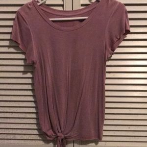 Pink Top with Tie on the Bottom, AEO Soft and Sexy